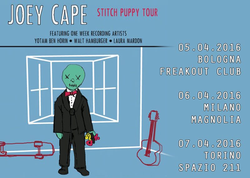 Mancano solo pochi giorni al tour italiano di JOEY CAPE